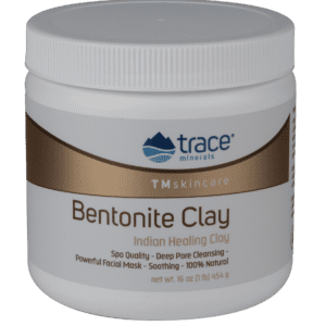Trace Minerals bentonito molio veido kaukės pakuotė – natūrali valomoji kaukė veidui