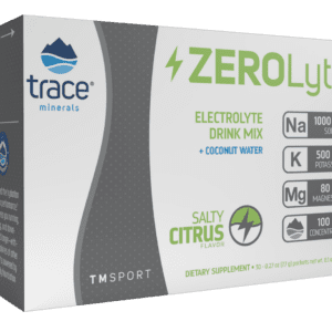ZeroLyte geriami elektrolitai – citrinos skonio milteliai su magniu, kaliu ir natriu ZeroLyte geriami elektrolitai – citrinos skonio milteliai su magniu, kaliu ir natriu